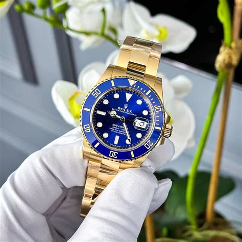 rolex sub rose gold|Rolex submariner blue gold steel.